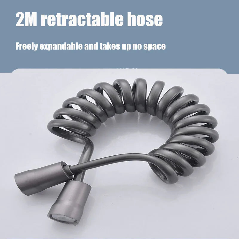 Handheld Toilet Bidet Sprayer Bidet Faucet Shower Head Hygienic Shower Toilet Faucets Double Outlet Bidet Toilet Accessories