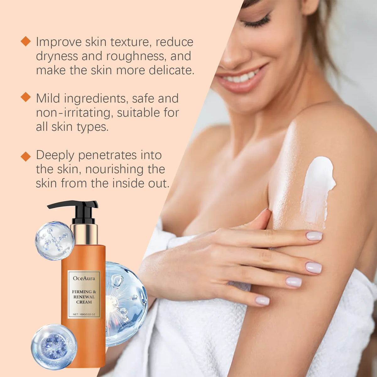 Firming Body Cream Cellulite Free Tightening Lifting Slim Waist Thin Thighs Remove Belly Fat Neck Breast Hips Firm Flabby Skin