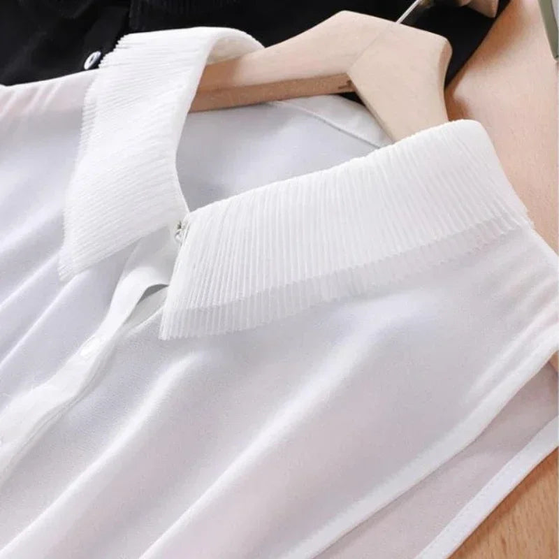 Spring/Autumn/Winter New Fake Collar Shirt Women's Neckwear Sweater Decchable Decorative Collar Female Lace Lapel Fake Collar
