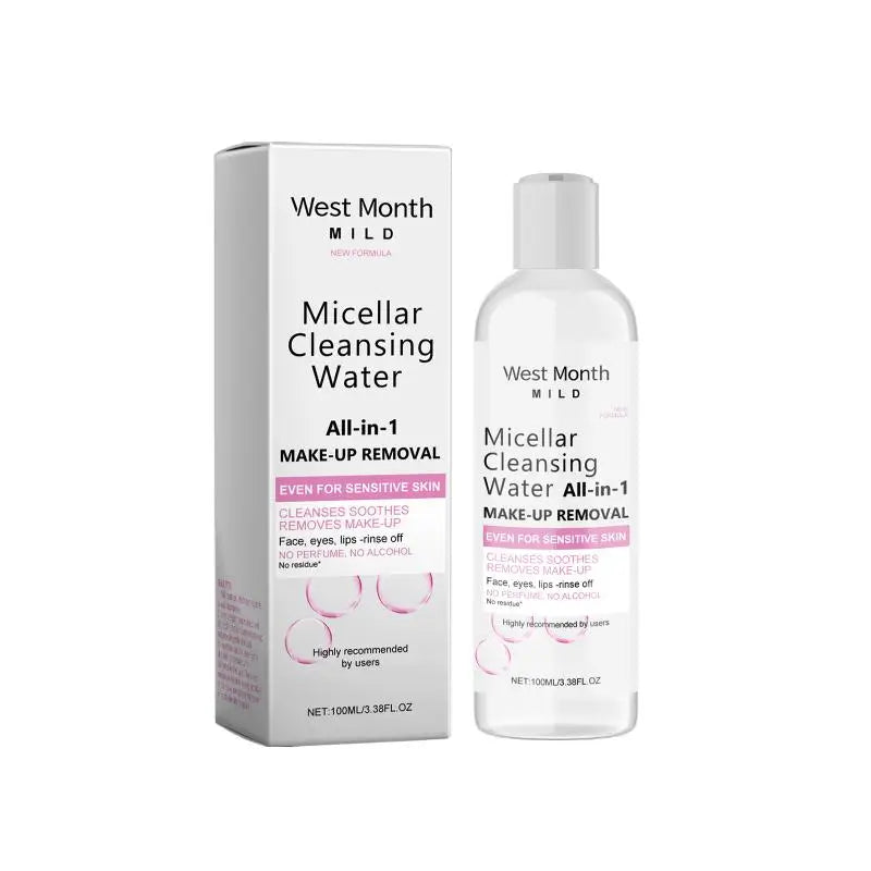 Micellar Water Pore Cleansing Deep Makeup Remover Gentle Hydrating for Eye Lip Face Care