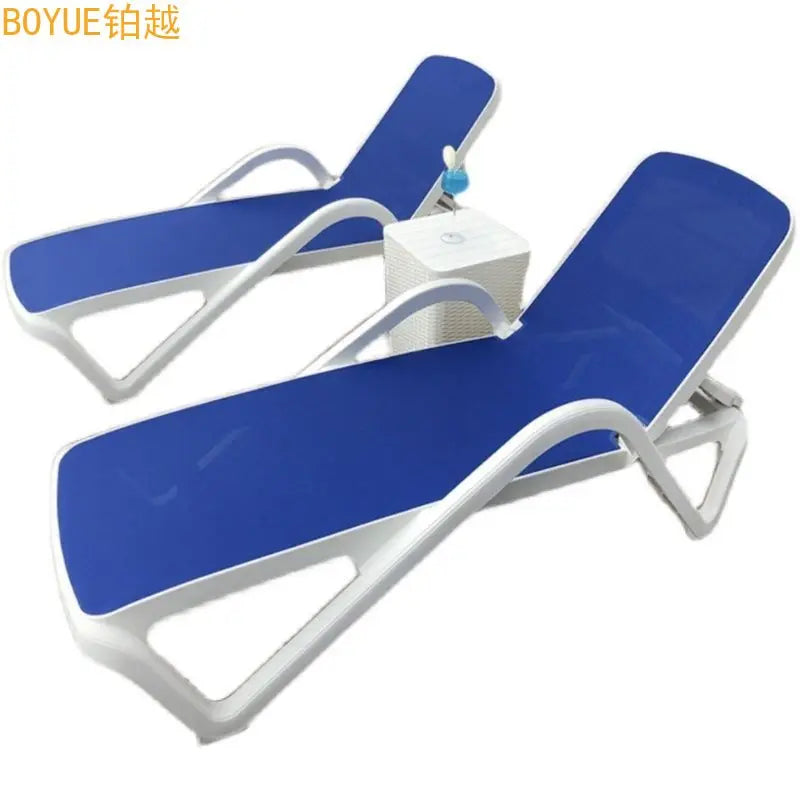 Outdoor Pool Chaise Lounges Hot Spring Hammam Bathroom Plastic Leisure Beds Beach Amusement Park Hotel Lounges