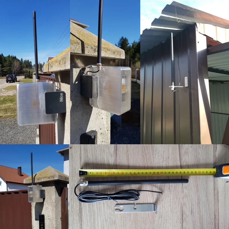 Universal Outdoor Waterproof 433mhz 868mhz Antenna For Garage Door Remote Control Ultra Long Range Extender 7dbi