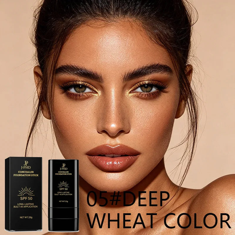 Matte Eraser Foundation Cream Stick Full Coverage Waterproof Oil-control Face Base Velvet Makeup Moist Light Concealer Foundatio