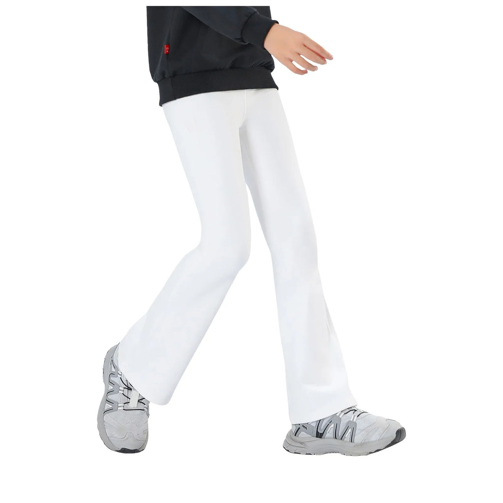 Girl Clothes Size Small Girls' Casual Active Flare Leggings Kids Dance Workout Yoga Pants Comfy Little Girls Skating Pants