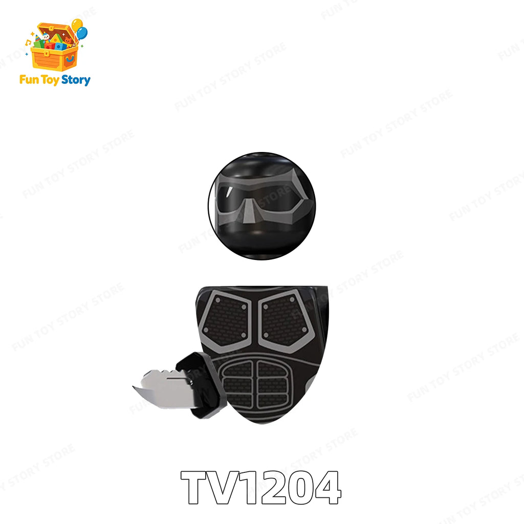 TV6224 TV Watchdog Series, Assembled Building Blocks, Human Toys, Collected by Film and Television Enthusiasts, Gifts for People