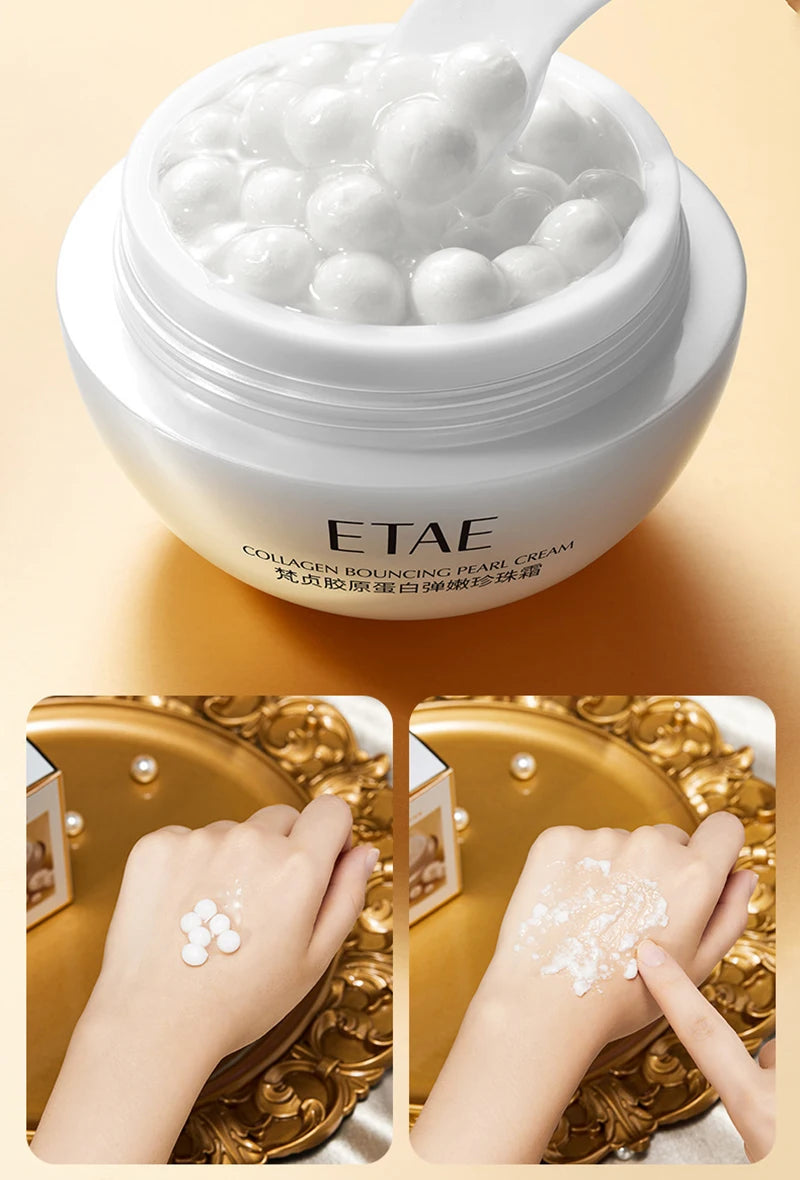 Collagen Pearl Filling Brighten Facial Cream Lifting Firming Moisturizing Korean Cream Face Cream Skin Care For Women Products