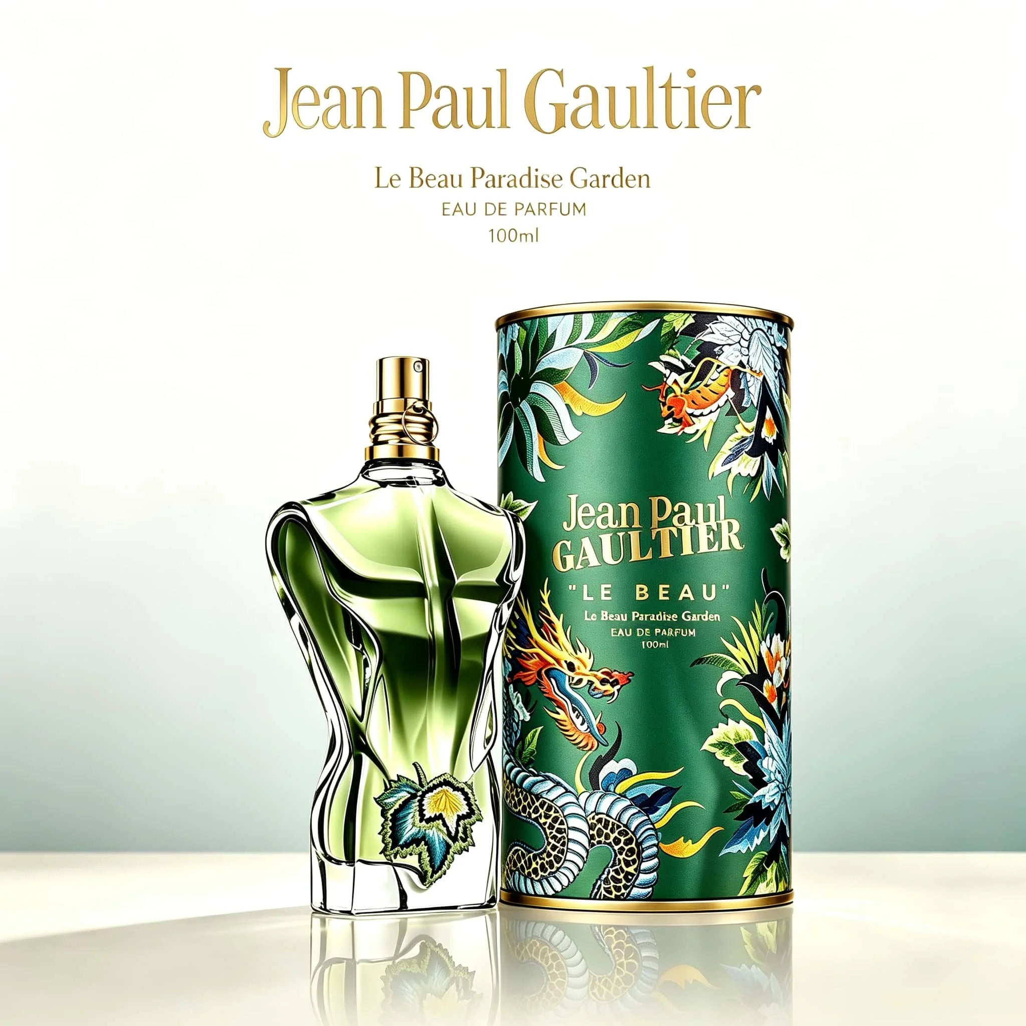 Jean Paul Gaultier Le Male Le Parfum EDP Intense 125ML Perfume For Men Deep Warm Vanilla Cardamom Woody Oriental Aroma Long Lasting Unique Matte Black Torso Shaped Bottle With Gold Cap Complete Brown Cylinder Box Dating Club