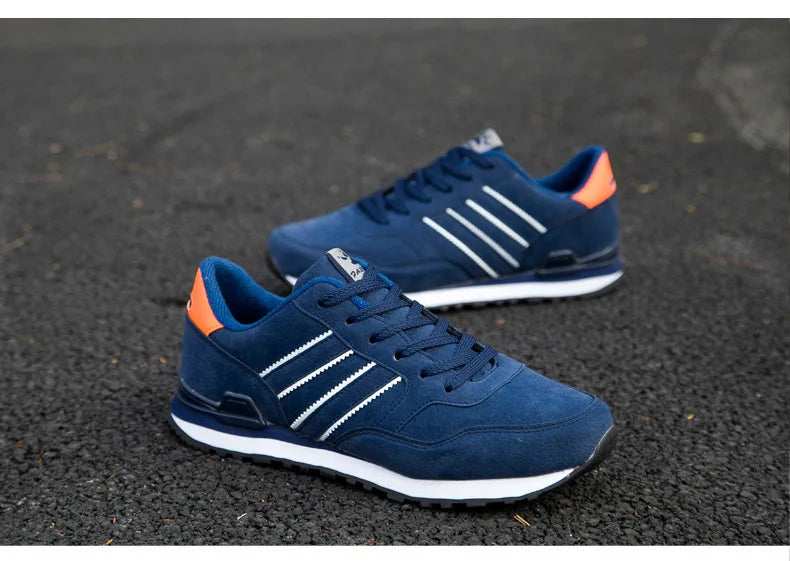 Brand Sneakers Men Outdoor Running Shoes High Quality Lace-Up Men Casual Shoes Fashion Comfortable Walking Shoes Tenis Hombres