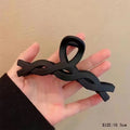 Black Series Big Hair Clip for Women Simplicity Ponytail Clip Women Fashion Shark Clip Girl Hair Clamp