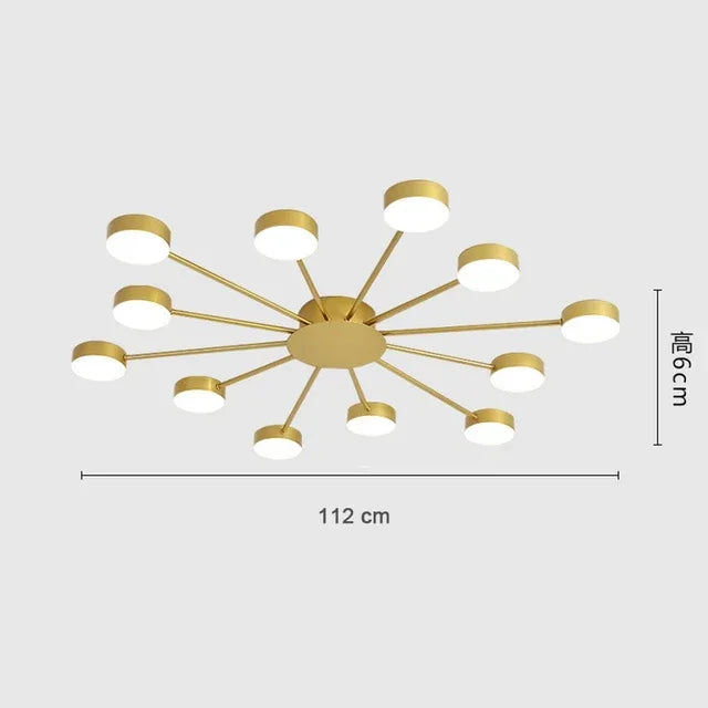 Nordic LED Ceiling Indoor Lighting Home Lamps Living Room Dining Bedroom Cloakroom Decoration Chandelier Lights Modern Wall Lamp