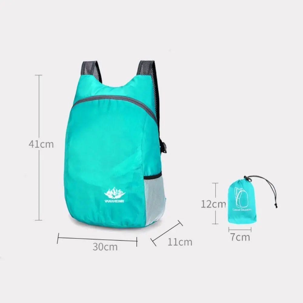 20L Large Capacity Mountaineering Packable Backpack Lightweight Ultralight Sports Travel Daypack Bag Waterproof Foldable