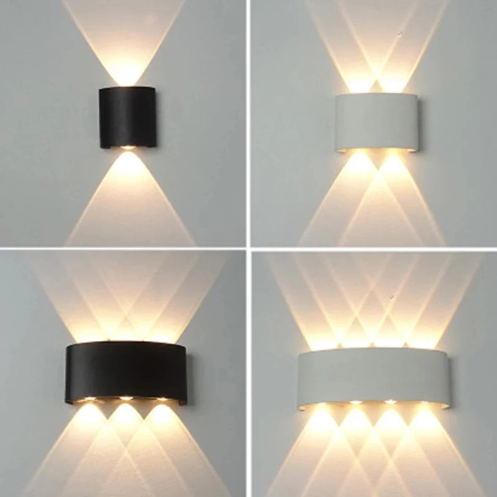 Led Wall Lamps Outdoor Indoor Waterproof IP65 wall lights for home AC110-220V 2/4/6/8/10/12W Garden Lights Outdoor Light decor