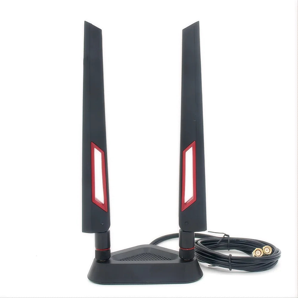 Dual Frequency Wireless WiFi Router, 5G, Network Card, Magnetic Base, RP-SMA Antenna, Extension Cable