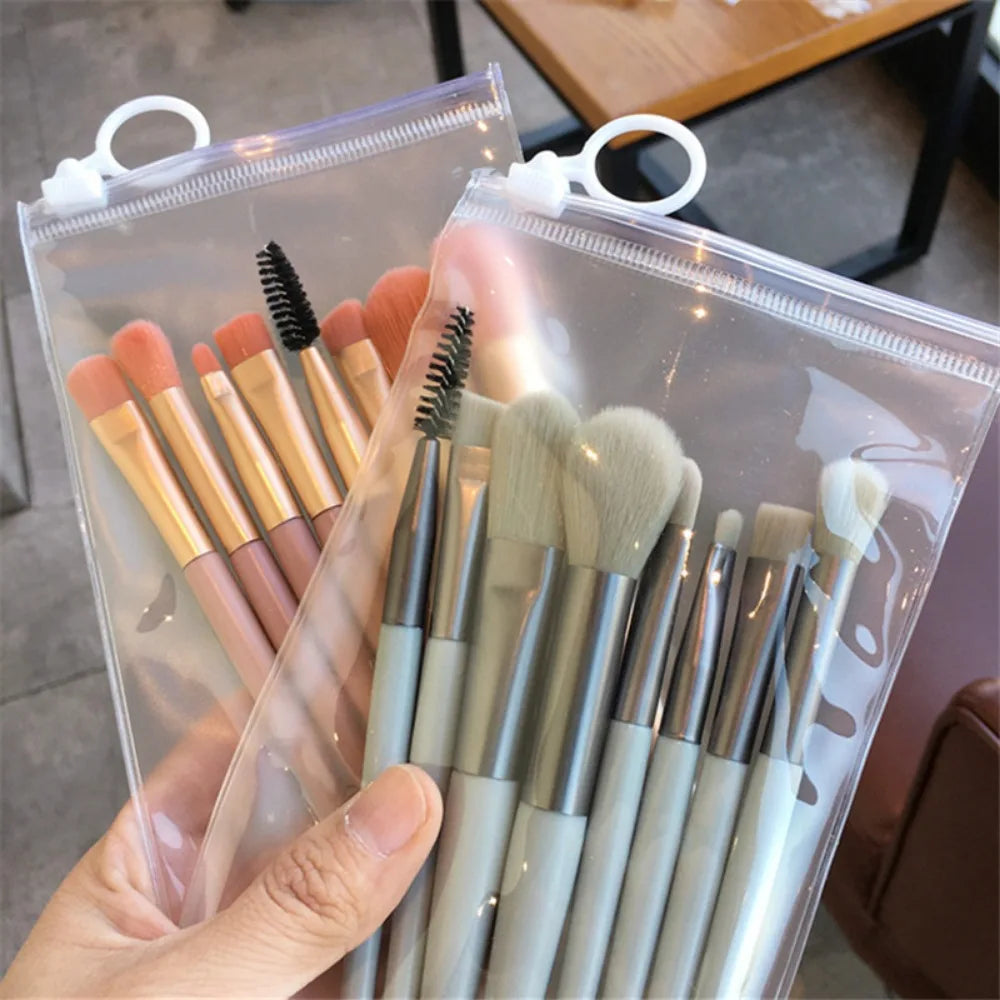 Makeup Brush Complete Set of Small 8 Beauty Tools Portable Set Eye Shadow Brush Foundation Make-up Brush Powder Blusher Brush
