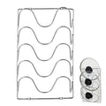 Kitchen Organizer Rack Wall Hanging Pot Cover Rack Five-Layer Pot Lid Multifunctional Rack Space Saving Kitchen Storage Rack