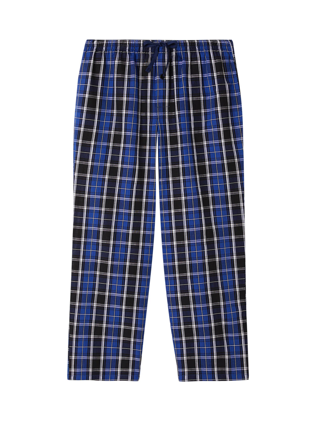 Men's Pajama Pants Autumn New Checked Cotton Thin Soft Comfortable Elastic Waistband with Pockets Home Lounge Pants