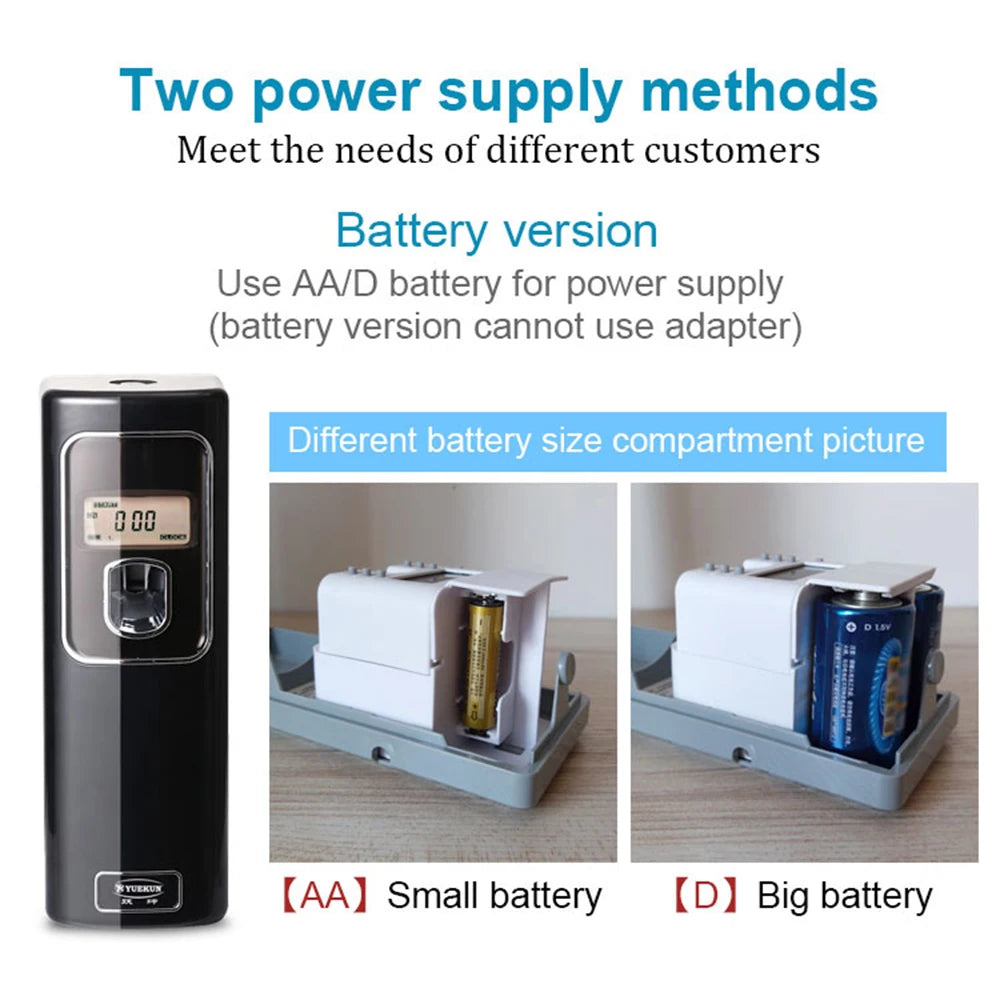 Intelligent Timing Aromatherapy Machine, Automatic Fragrance Diffuser Humidifiers, Toilet Deodorizer Smart Diffuser for Hotel