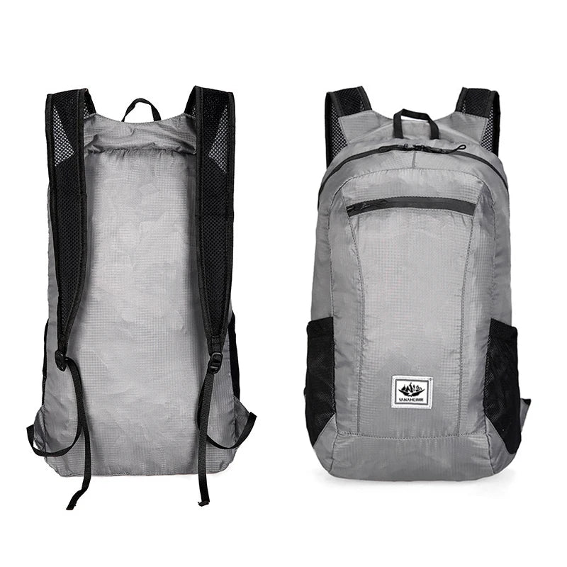 Outdoor Hiking Bag 20L Lightweight Portable Backpack Foldable Waterproof Folding Ultralight Pack for Women Men Travelling Hiking