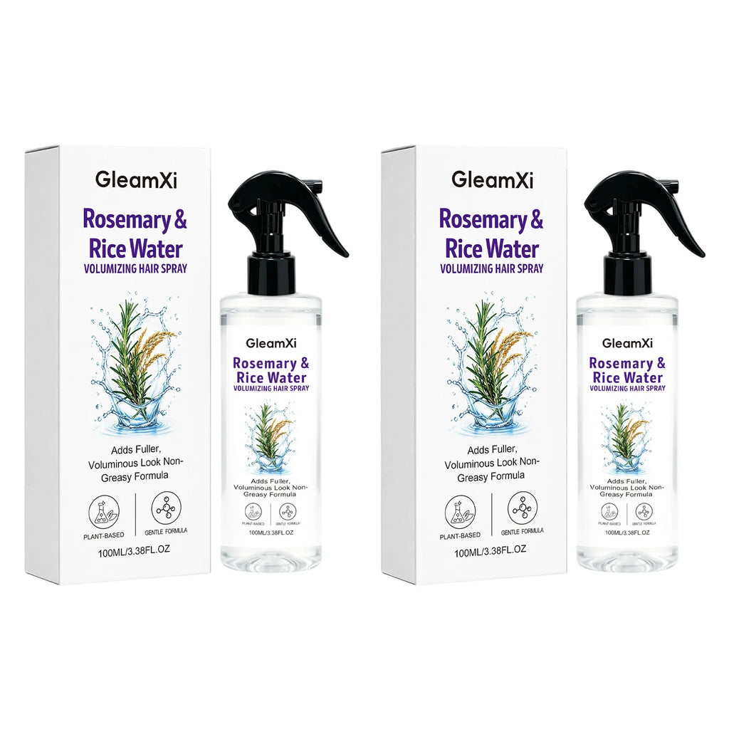 Rosemary Rice Water Hair Care Spray Volumizing Hairs Smooth Frizzy Tame Flyaways Strengthen Root Follicle Nourishing Hair Spray