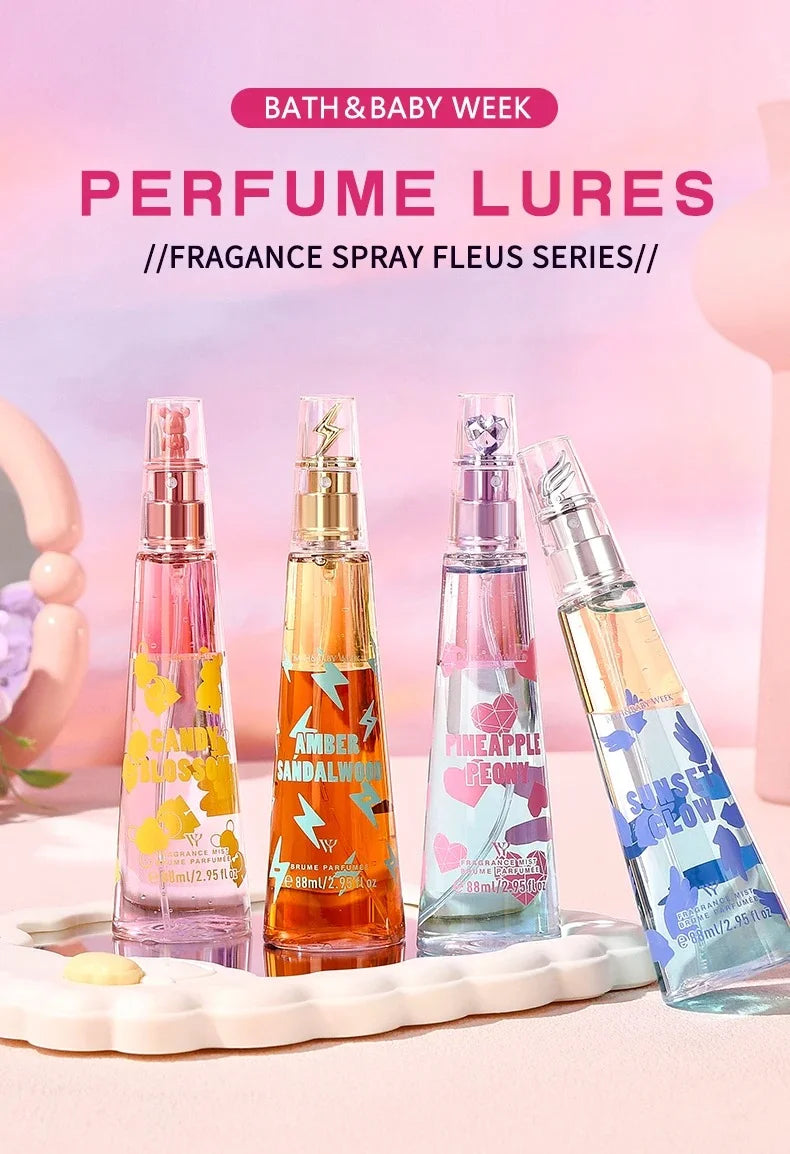 Women's Body Deodorant Spray, Southeast Asian Perfume Middle East Long-lasting Scent Floral and Fruit Scent 88ml Girl Gifts