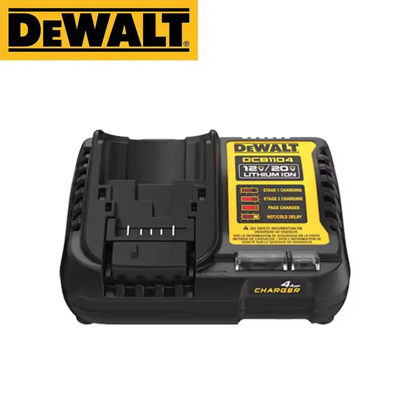 DEWALT Original Charger DCB1102 DCB1104 DCB118 220V Lithium Ion Battery Charger Fan Cooled Fast 12Charger