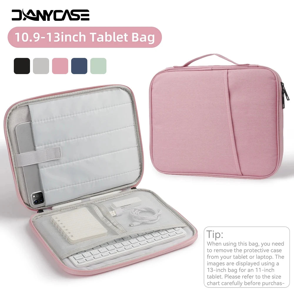 Laptop Bag for 11-13 Inch Protective Tablet Sleeve Case Padded Carrying Case Fit for iPad Macbook Xiaomi ASUS HUAWEI Lenovo
