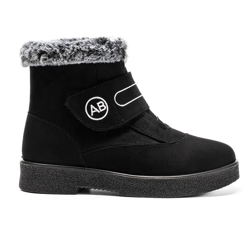 Women's Boots Super Warm Ankle Boots For Women Fur Shoes Winter Shoes Woman Snow Boots For Winter Low Heels Shoes Botas Mujer