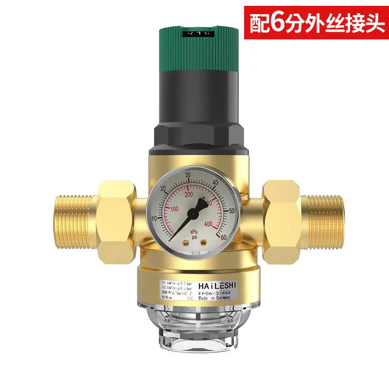 Household PPR20 25 pipe tap water pressure reducing valve filter pressure stabilizing water heater leak proof adjustable