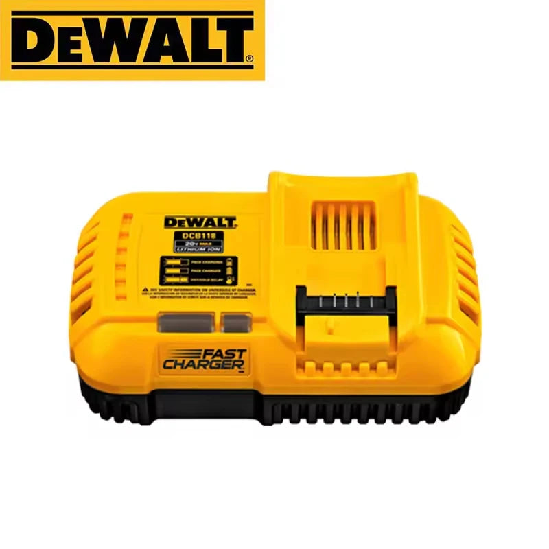 DEWALT Original Charger DCB1102 DCB1104 DCB118 220V Lithium Ion Battery Charger Fan Cooled Fast 12Charger