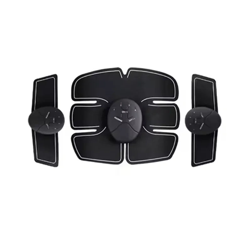Portable Rechargeable EMS Muscle Stimulator Smart Electric Fitness Abdominal Training Stickers Body Shaping Slimming Massager
