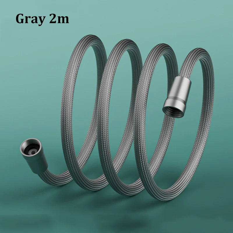 Nylon Rope Braided Shower Pipe 4 Points Universal Water Pipe Hot And Cold Shower Head Explosion-proof Connecting Pipe