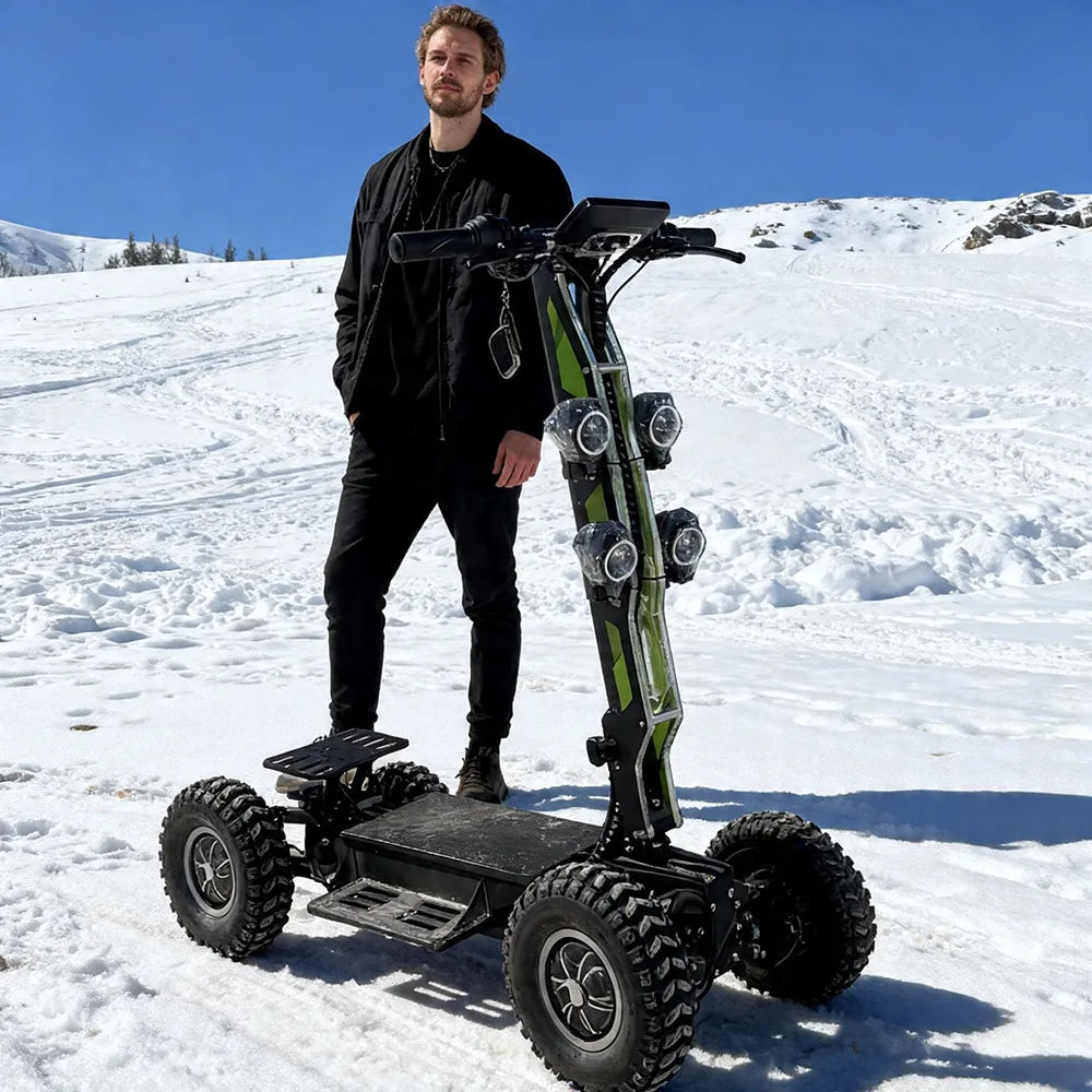 13 inch four-wheel electric scooter high-speed dual-drive four-wheel drive off-road vehicle outdoor