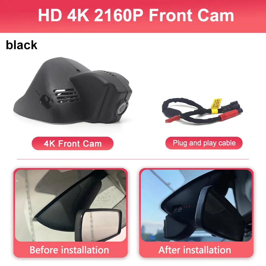 Car DVR Wifi for Smart 453 for Smart fortwo forfour 453 2015-2020, for Renault Clio 4/Mégane 3/Twingo/Laguna 3 Dash Cam Camera