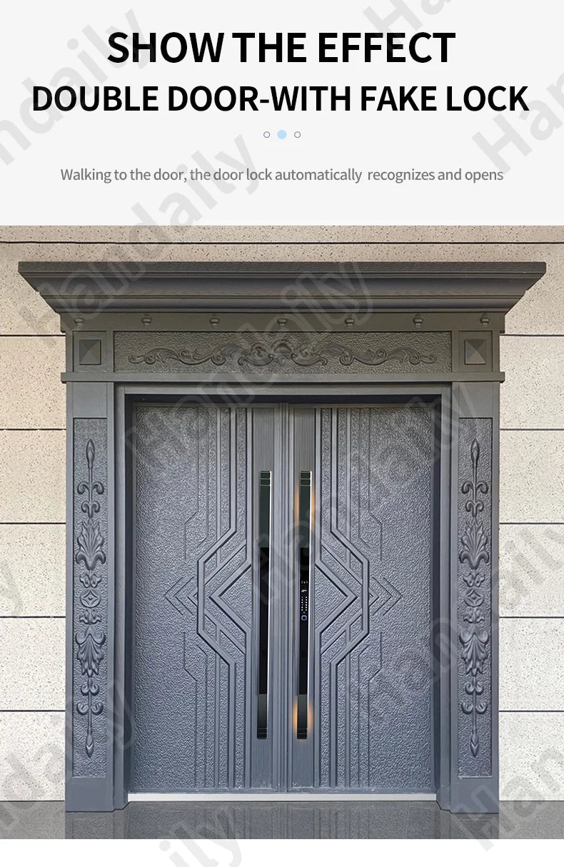 IP 67 Waterproof Smart Door Lock Palm Biometric Tuya WIFI 3D Face Recognition Cerradura Intelligent Video Rfid Digital Lock