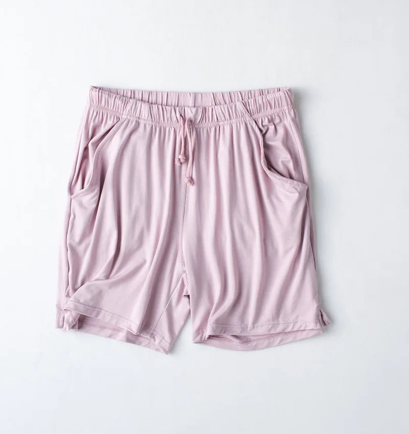 2026 Summer New Pajama Set Women's Modal Short Sleeve Shorts Two Piece Set Ladies Solid Loose Large T-shirt Homewear Women Shirt