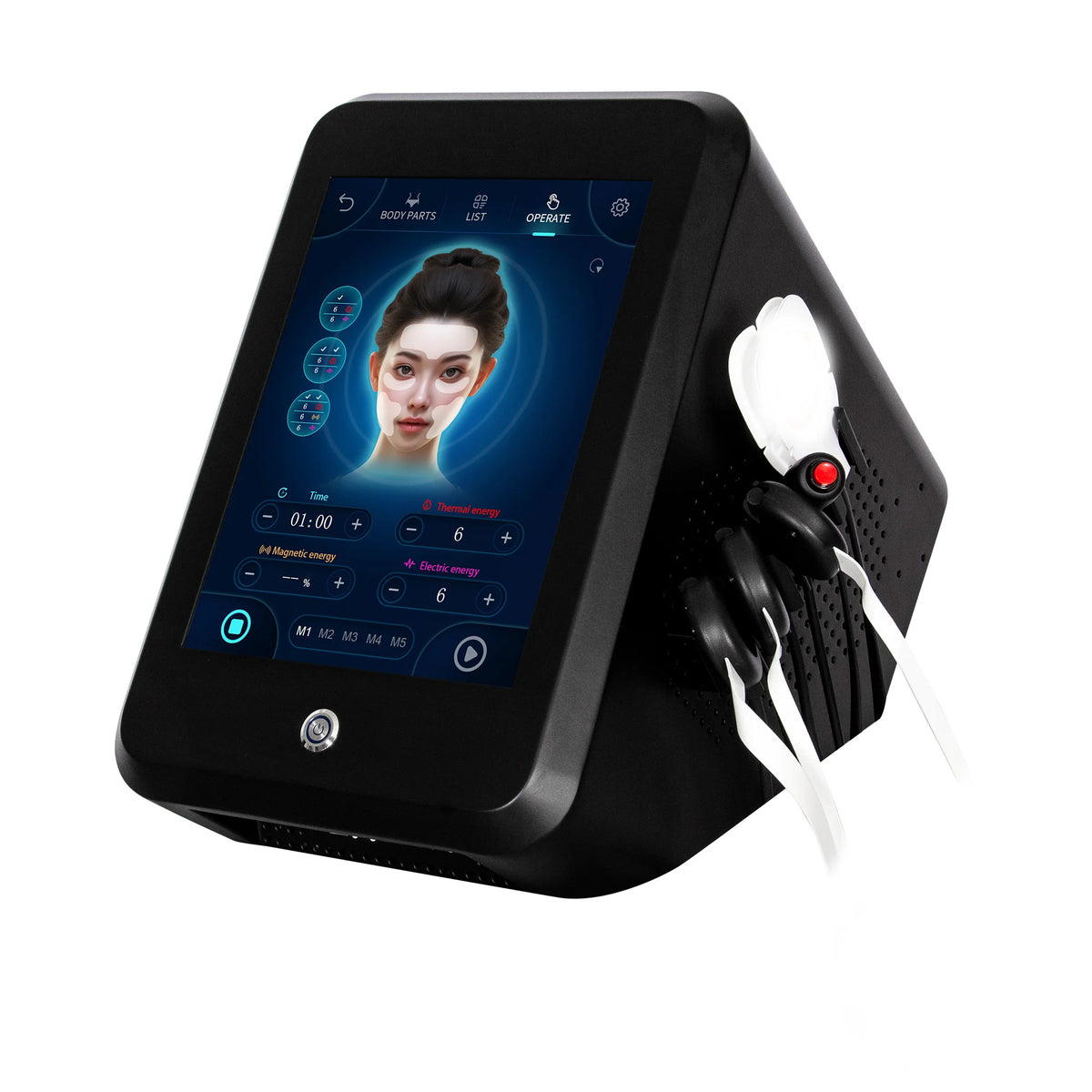 Professional EMS Face Lifting Machine Face Sculpting EMSWrinkle Removal RF Skin Tightening Stimulato
