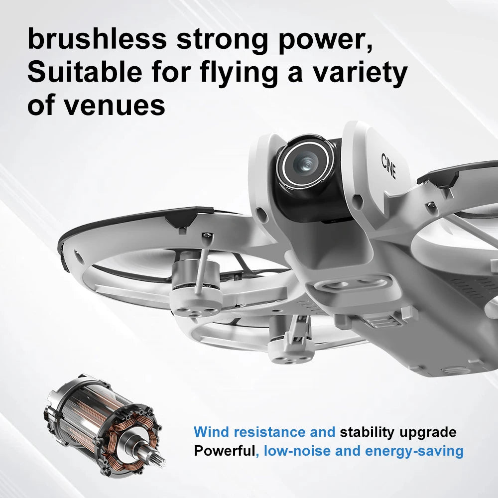 Original MINI V666 Drone 4K Professional WIFI 5G Dron Obstacle Avoidance Brushless Altitude Headless Mode RC Quadcopter Toys