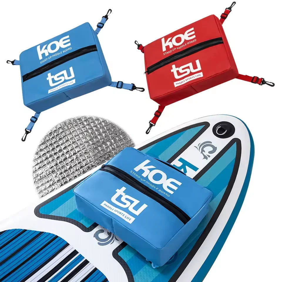 Portable Stand Up Paddle Board Storage Bag Surf Waterproof Deck Bag Sealed Zipper Food Storage Bag Paddleboard Kayak Accessories