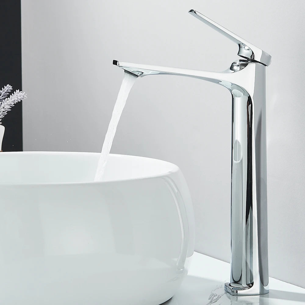 Black Bathroom Sink Faucet for Two Hole Kitchen Stainless Steel Washbasin Shower Faucet Accessories Hot & Cold Water Mixer Tap