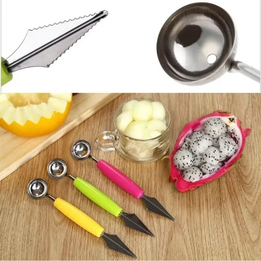 Kitchen Vegetable Carve Fruit Slicer Device Scoop Ballers Cutter Chop Gadgets Kitchen Gadgets Home Gadgets