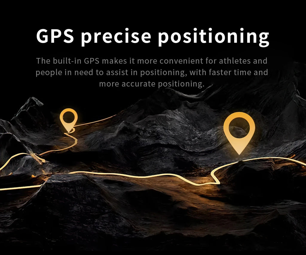 2026 New GPS Smart Watches 10 ATM Waterproof Built-in Dual-band GNSS Compass Military Sport Men SWIM Smartwatch For Android IOS