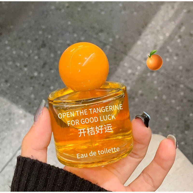 Citrus Peach Fruity Perfume Spray,Clean Fresh Women Scent,Orange Blossom/Lily/Iris/Vetiver/Lemon/Musk Light Fragrance Mist