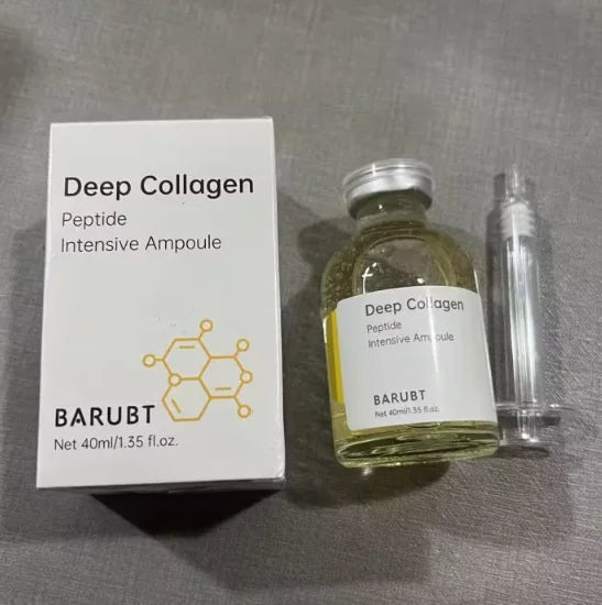 Super Hydrating Collagen Essence, Peptide Firming Ampoule Serum, Liquid Set Needle Type Korean Silk Collagen Moisturizing Serum