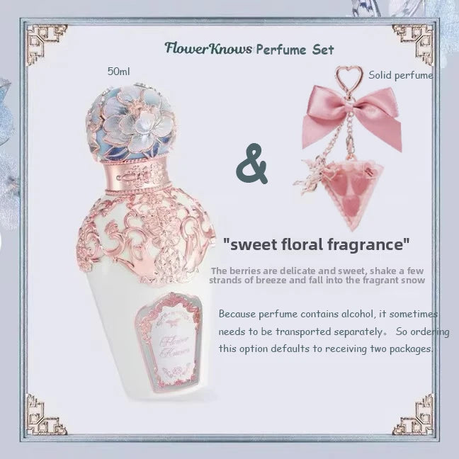 Flowerknows Eau De Parfum The Strawberry Cupid Perfume 1.7 oz / 50ml Lasting Women's Floral Gourmand Perfume for Women for Gifts
