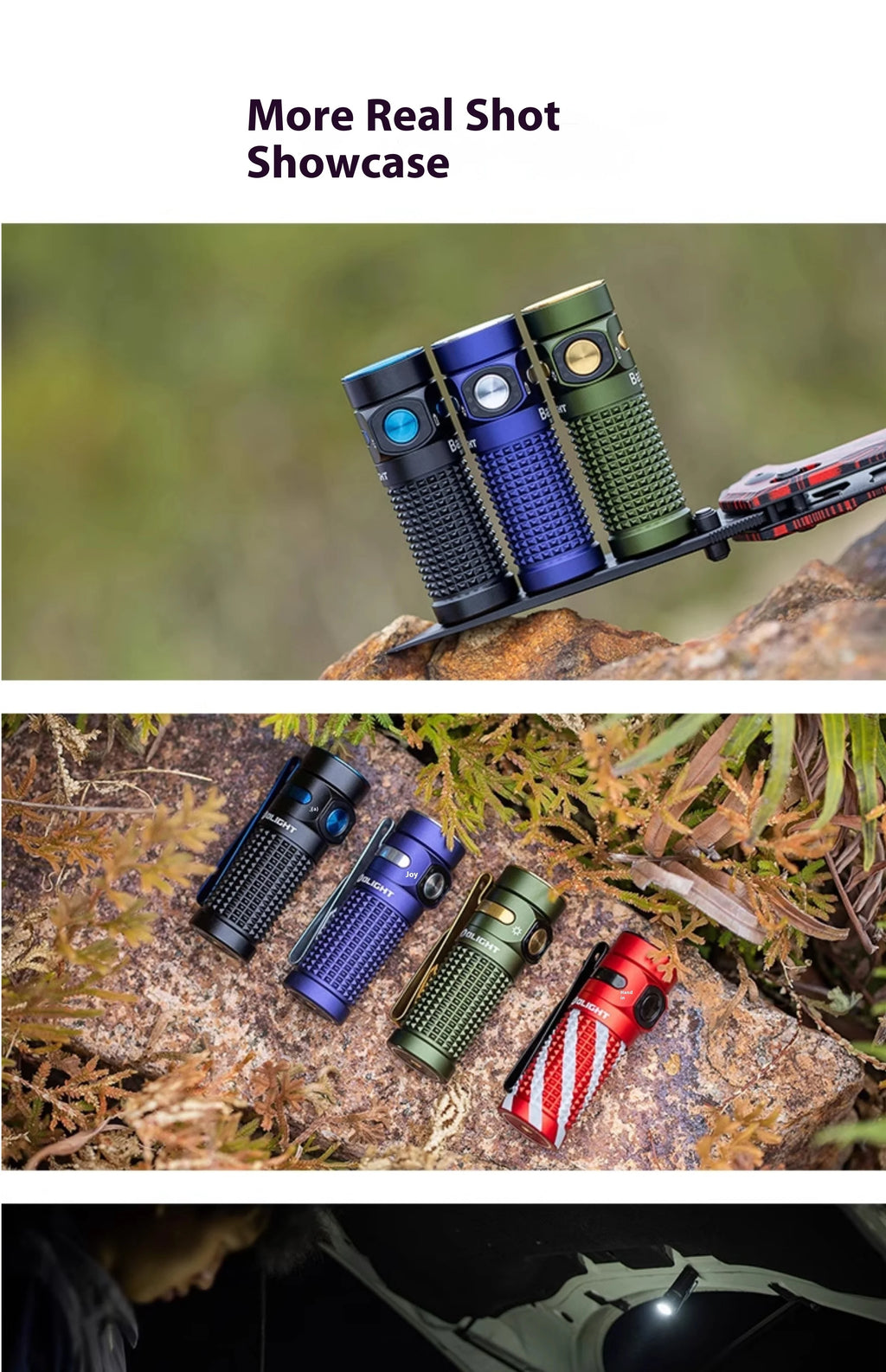 Olight Conductor Baton4 Ultra Long Endurance 1300 Lumens Portable Pocket Edc Flashlight