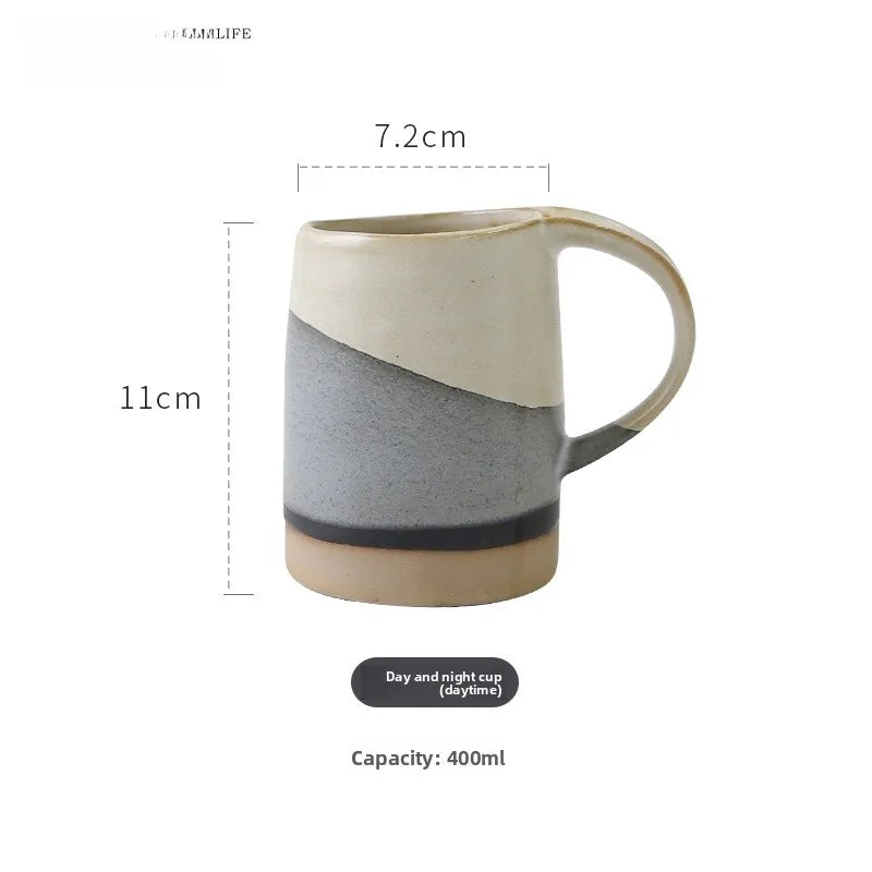 Tlife Japanese Sle Cerc Coffee Cup Vintage Small Batch Mugs Couple Cups Day Night Home Use Handmade Available