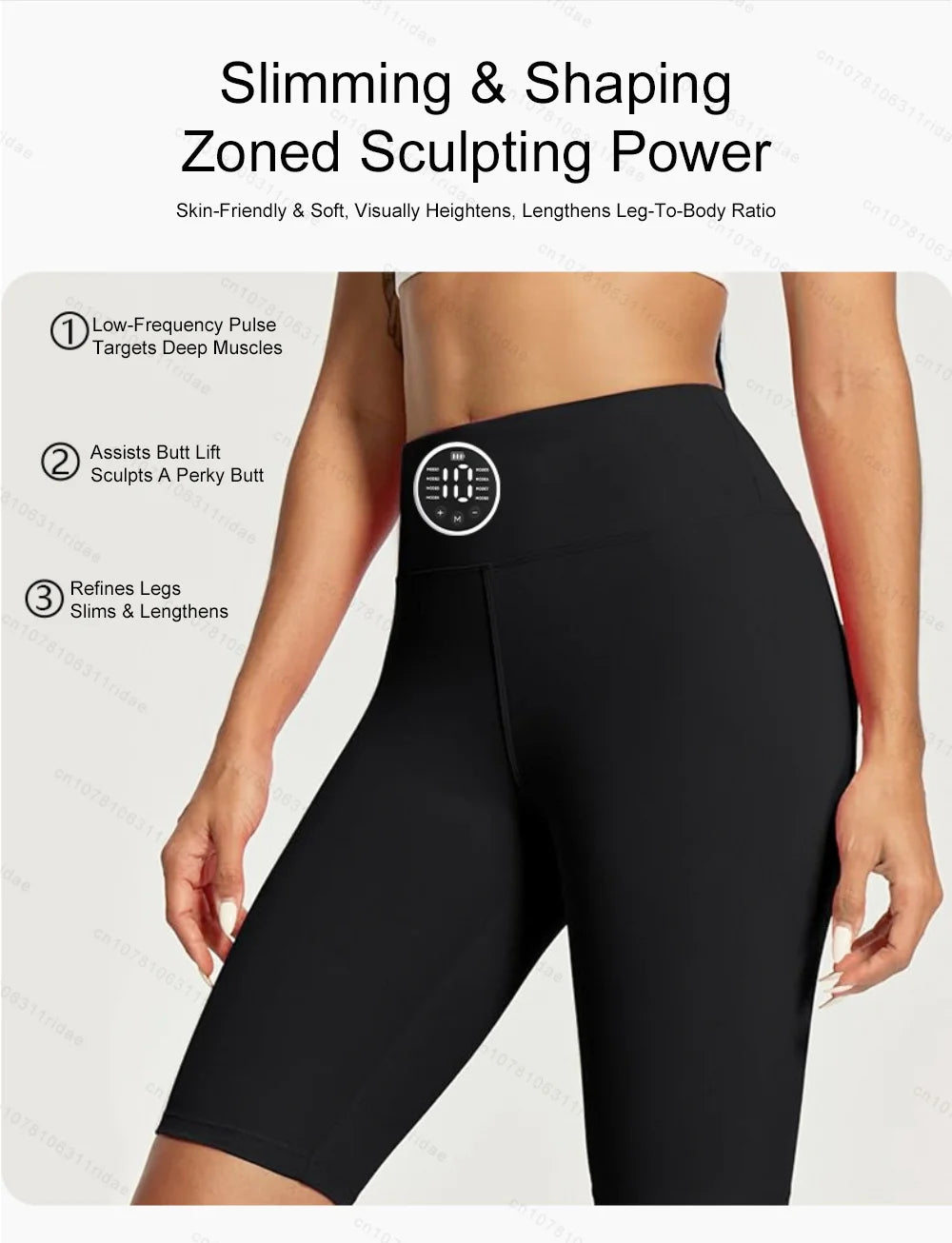Ems Hip Lifting Intelligent Yoga Power Pants Ems Micro Current Pulse Massager Muscle Stimulation Slimming Shaping Buttocks Tools