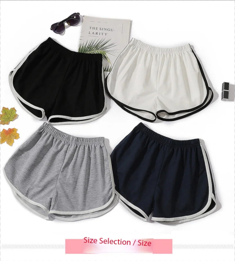 Simple Shorts Women's Home Yoga Beach Vacation Pants Casual Women's Sports Comprehensive Training Shorts Fitness Pants