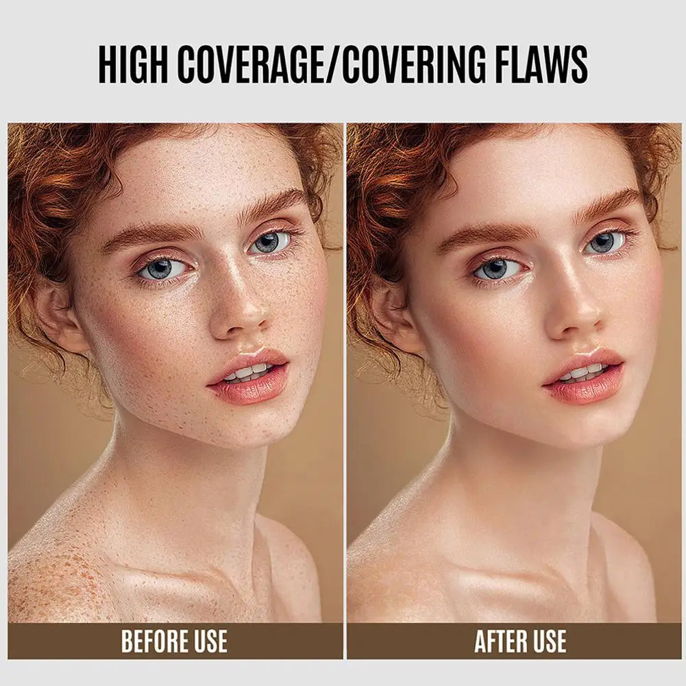 Concealer Waterproof Liquid Foundation For A Long Time Non-Irritating Natural & Even Matte Finish Perfect Nude Makeup