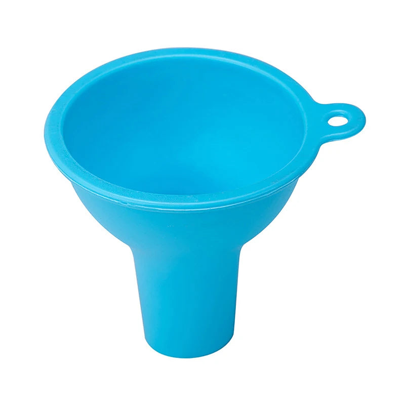 Silicone Wide-mouth Funnel Milk Powder Bean Funnel Large-caliber Multi-function Wine Leak Oil Leak Kitchen Gadgets Accessories